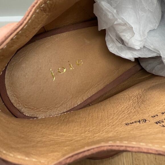 NEW Joie Diya Open Toe High Heel Zippered Bootie in Cognac Brown Leather - Picture 12 of 12